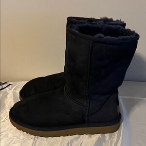 UGG Navy blue Shearling-Lined Boots